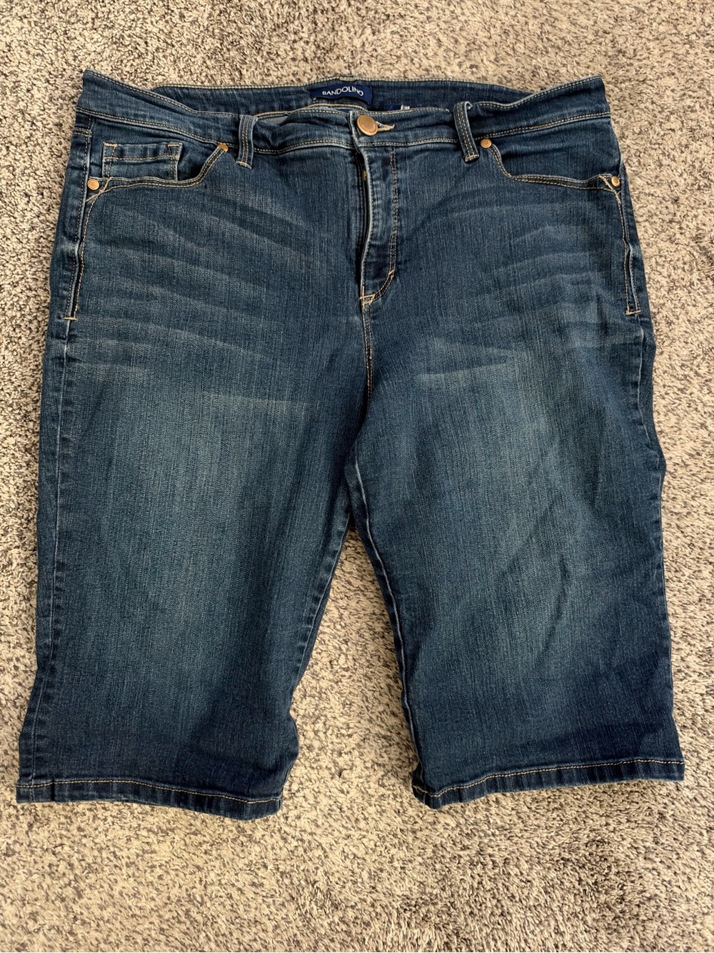 Bandolino Riley Denim Jean Shorts Size 12